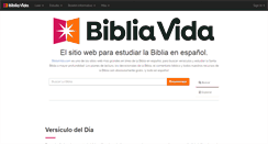 Desktop Screenshot of bibliavida.com